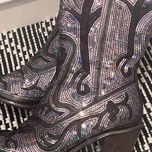 Closing closet make offer - Helens heart NEW sequin cowboy boots